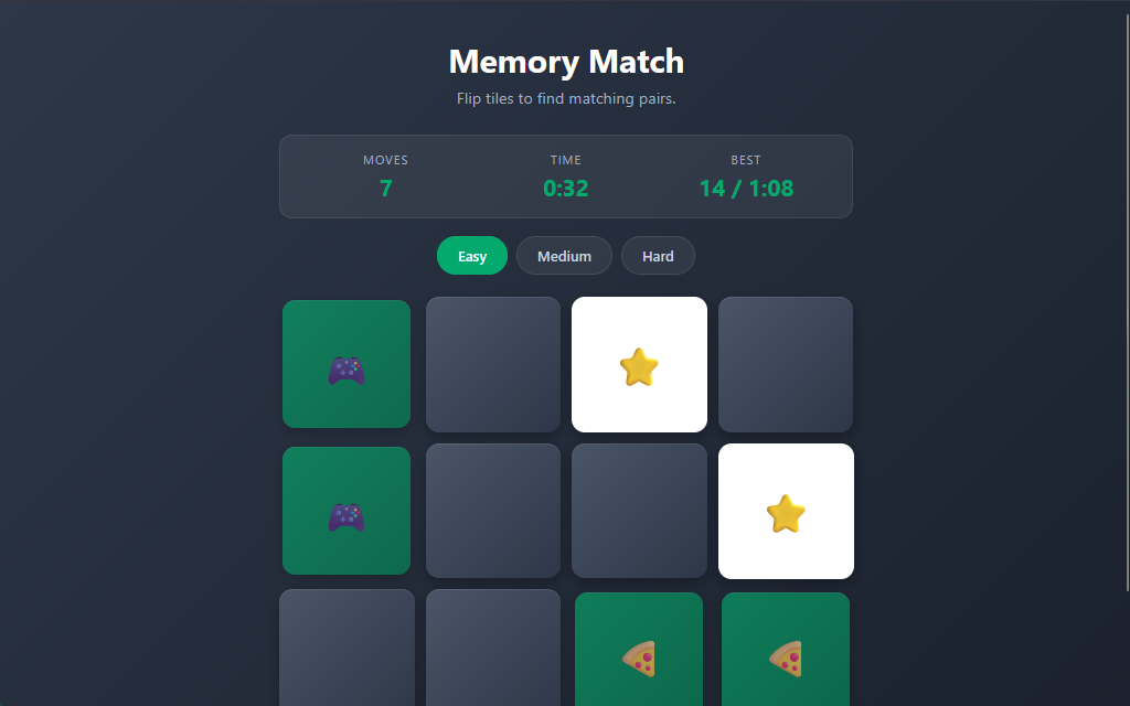 Browser Puzzle Game preview