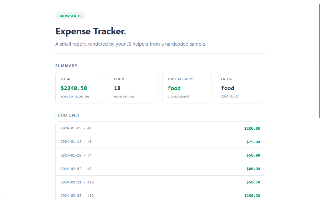 JavaScript Data Toolkit preview